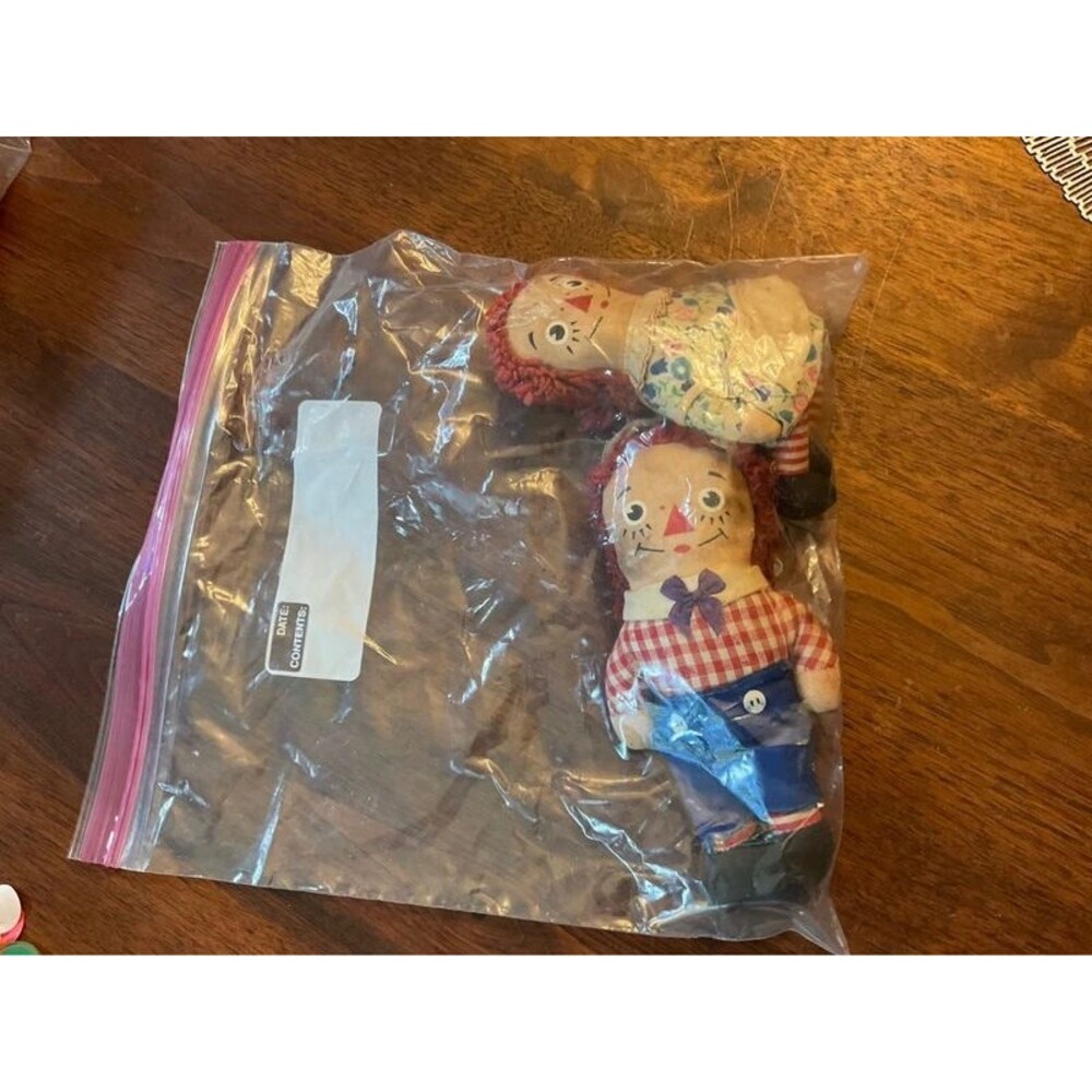 Vintage 1960 Raggedy Ann and Andy Minis